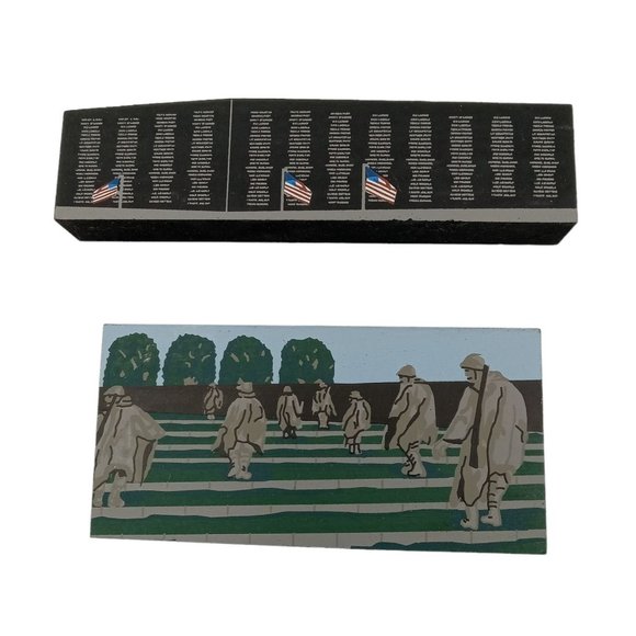 Cat's Meow Village, Korean War Veterens Memorial and Vietnam Veterans Memorial - Picture 1 of 8